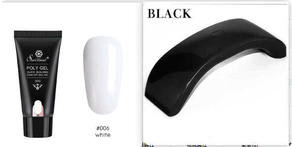 Builder Gel for Nail Extensions in Clear and Nude Pinks