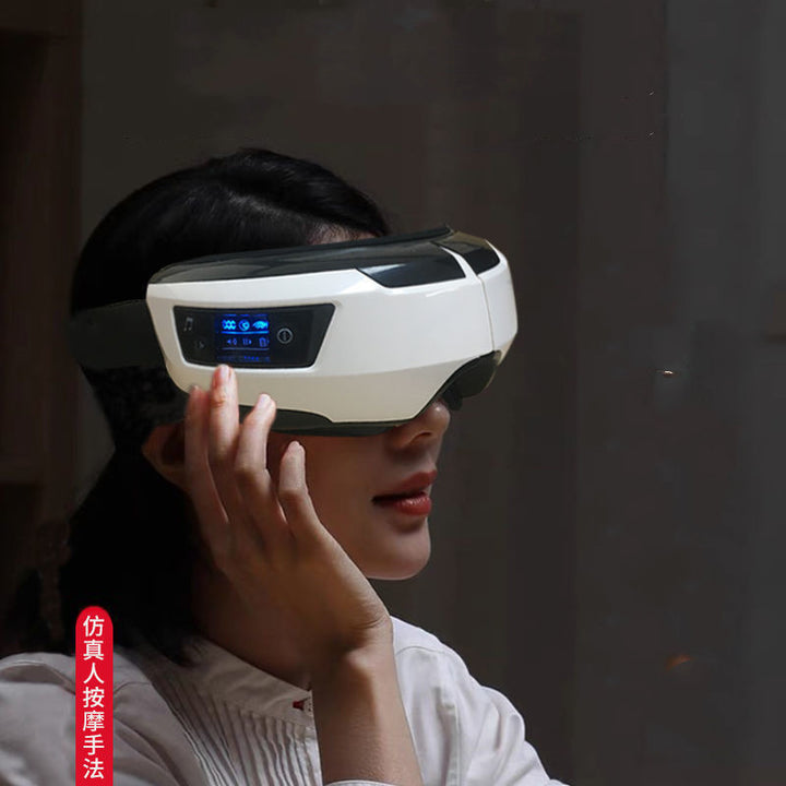 Air Pressure Eye Massager with Warm Compress