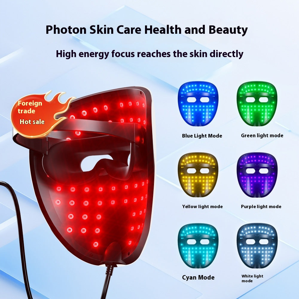 Rechargeable LED Face Mask with 7 Light Colours
