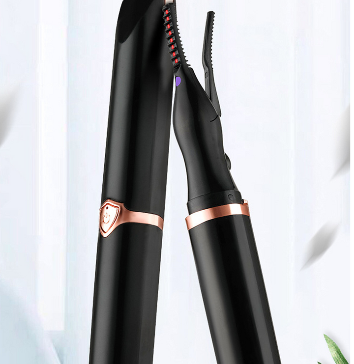Heated Eyelash Curler with 360° Rotating Comb