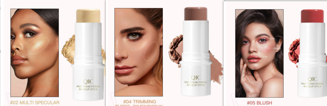 3-in-1 Make Up Stick for Cheeks, Lips and Eyes