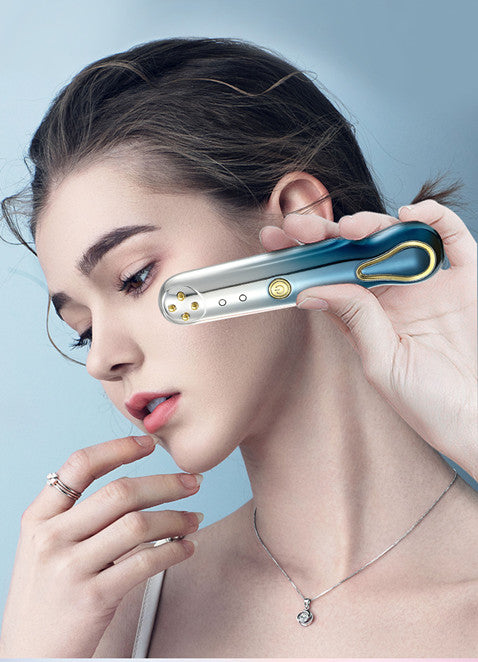 RF Eye Massager Wand with Red Light and Warmth