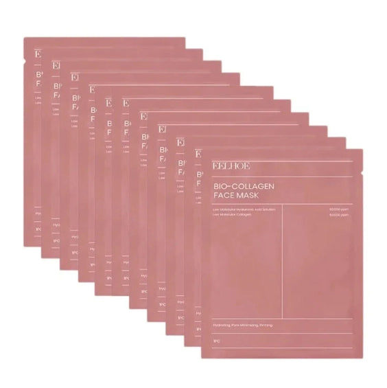 Collagen Gel Face Mask in Two Pieces with Hyaluronic Acid