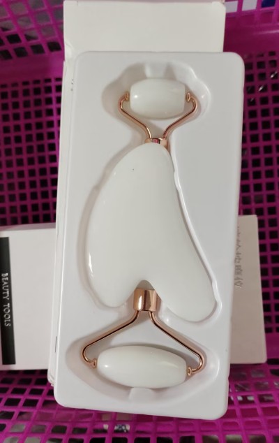 Face Roller and Gua Sha Set, 2 Pieces
