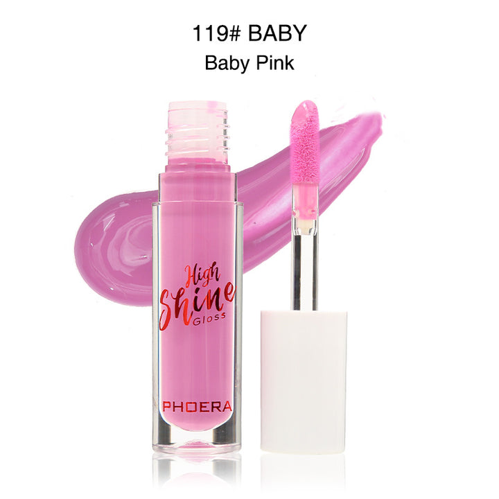 Jelly Lip Gloss with Mirror Shine, 24 Shades