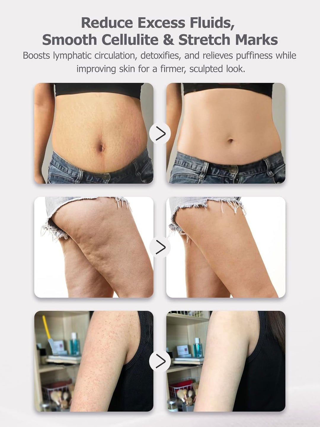 Cellulite Massager with Light, Heat and Vibration