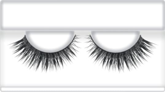 False Eyelashes with Sparkle Detail and Adhesive
