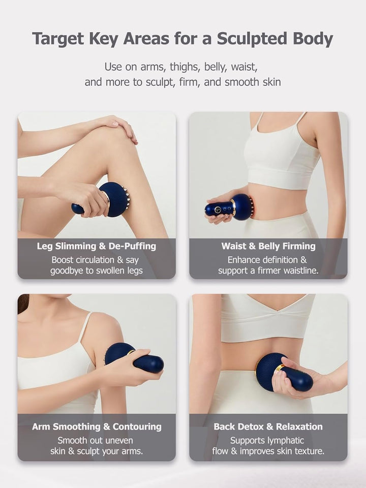 Cellulite Massager with Light, Heat and Vibration
