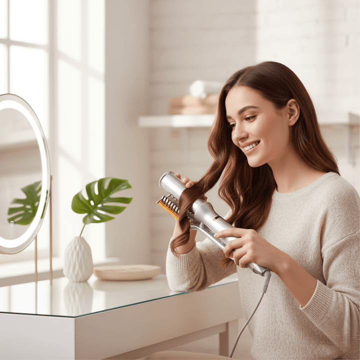 BowLift | 2-in-1 Rotating Hair Brush for Styling and Smoothing