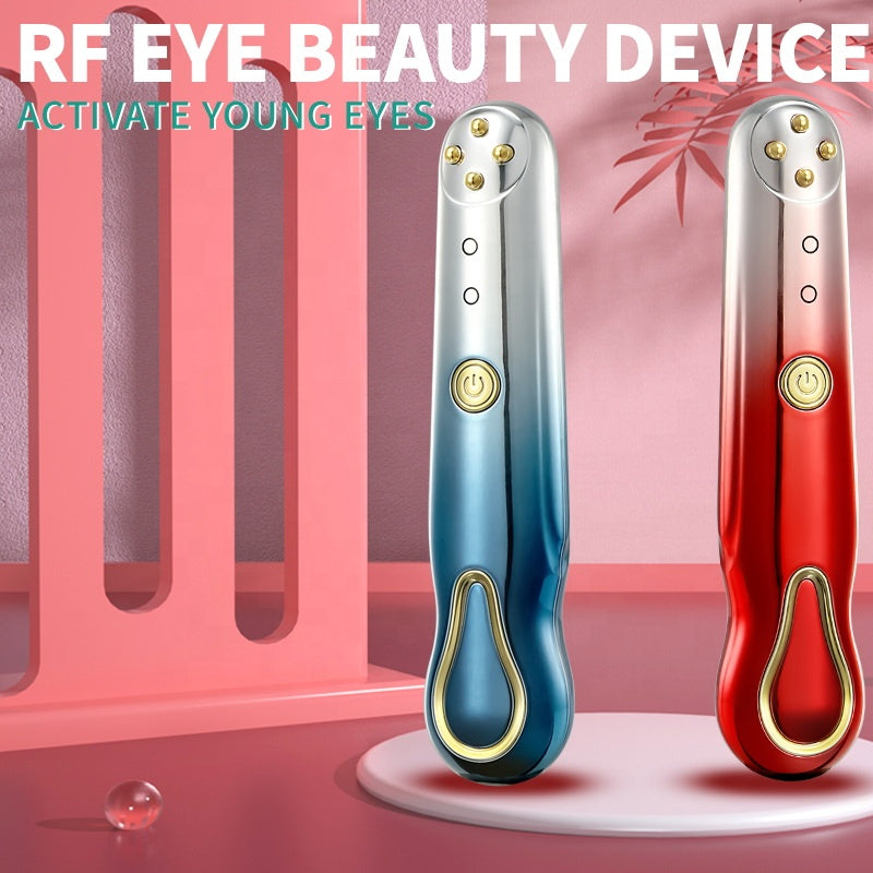 RF Eye Massager Wand with Red Light and Warmth