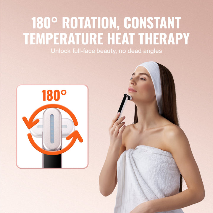 7 Colour LED Face Wand with Warmth and Vibration