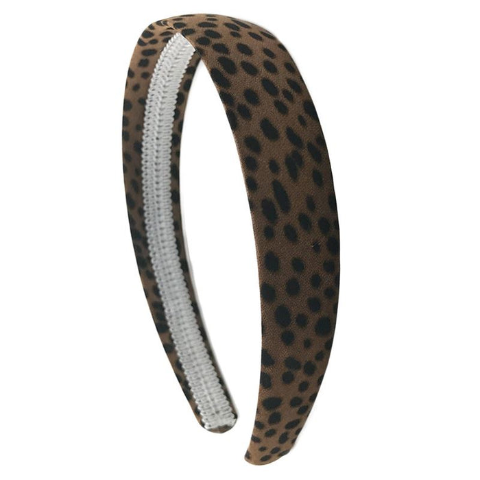 Leopard Print Padded Headband for Everyday Styling
