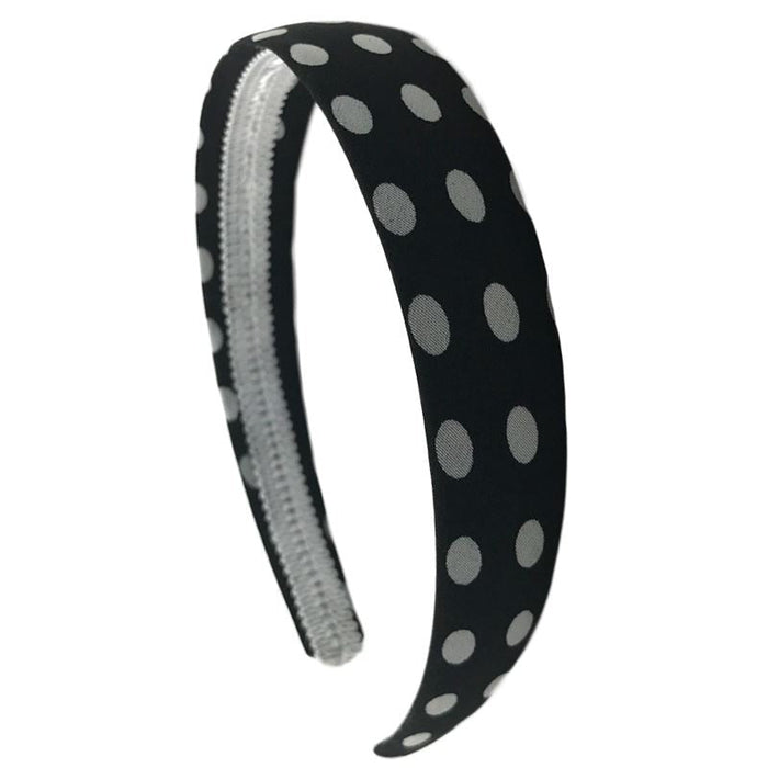 Women's Polka Dot Headband Padded Hair Accessory