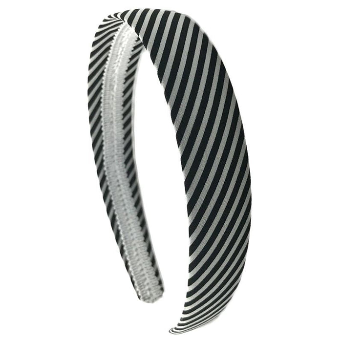 Women's Striped Padded Headband with Classic Design