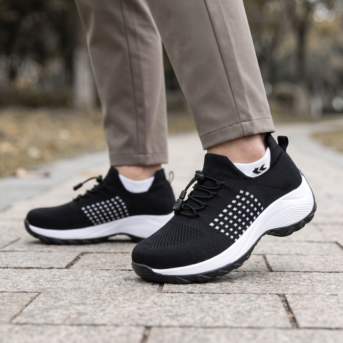 Women's Orthopedic Sock Trainers Slip-Resistant Work