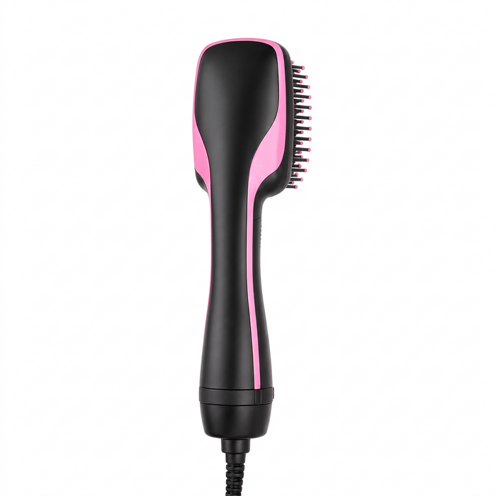 Odette Ionic Ceramic Straightening Brush Fast Heat Anti Frizz Hair Styler for Smooth Everyday Hair