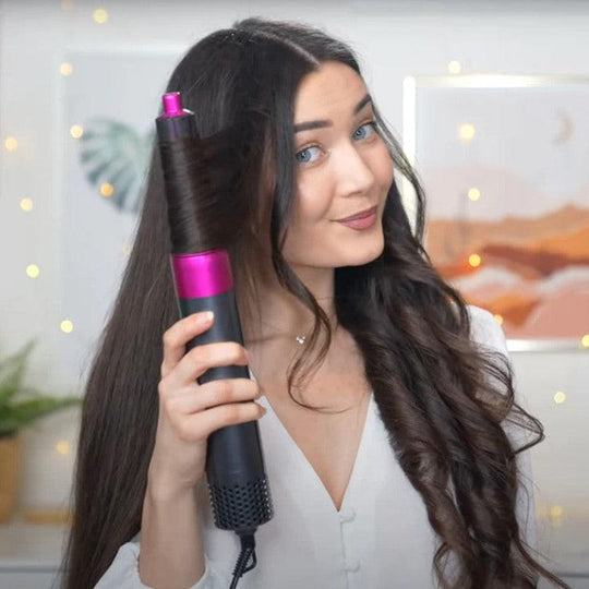 BowLift | 5-in-1 hair dryer with brush and curling iron
