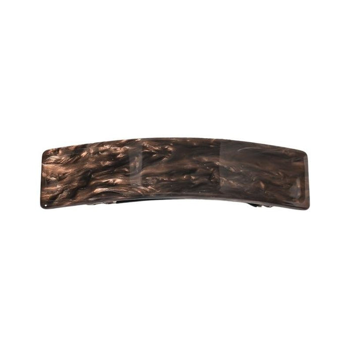 Hair Clip with Glimmer Marble Effect Finish