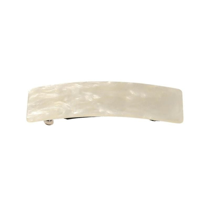 Marbled Hair Clip with Metal Clasp for Daily Hairstyles