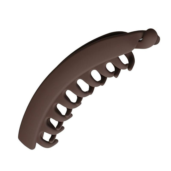 Curved Banana Hair Clip with Grip Teeth