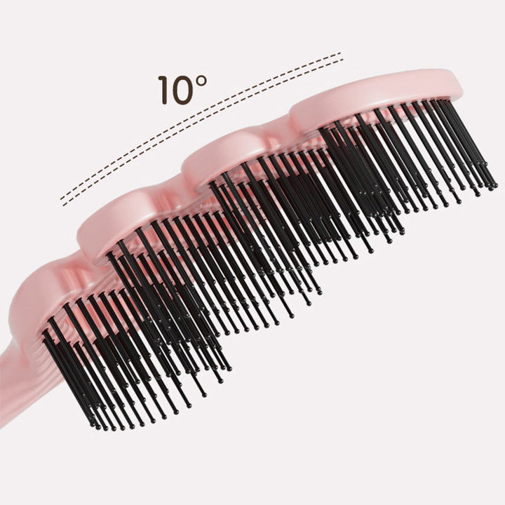 BowLift | Curved hairbrush with ventilation