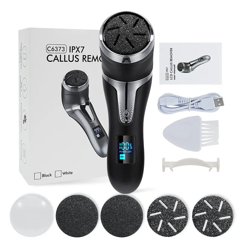 BowLift | Electric Callus Remover Foot Corns Dead Skin Treatment Rechargeable Scraper Plumice Peel for Soft Toes